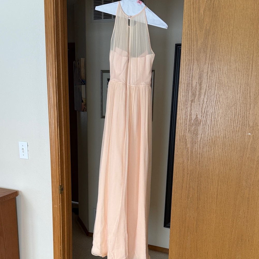 J. Crew Peach Maxi Dress